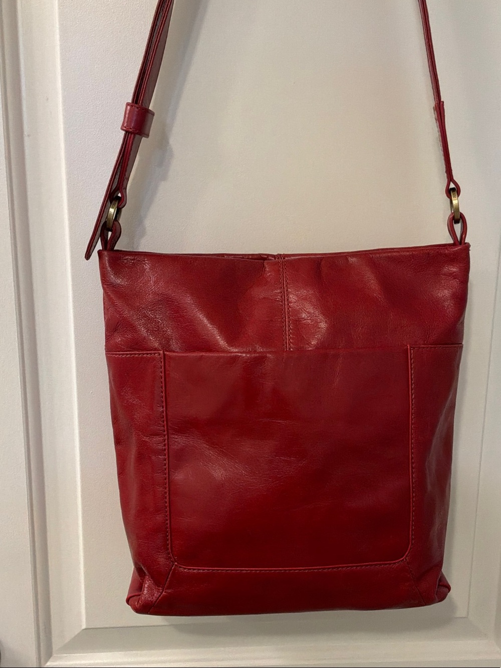 HOBO International NWOT Red Leather Crossbody Bag REGHAN